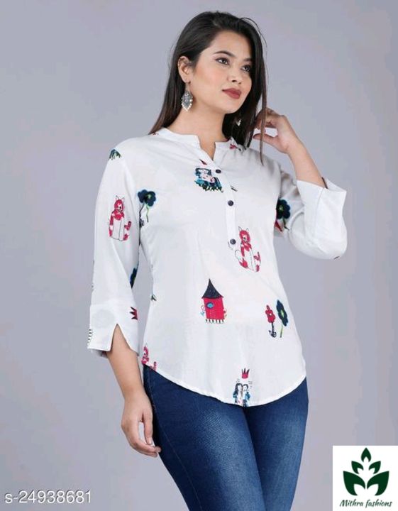 Post image Women's rayon tops ... Interested chat me