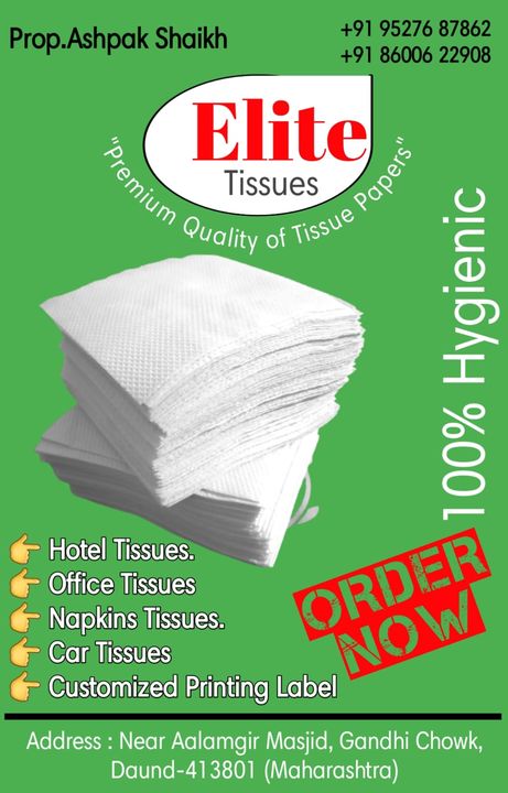Post image Get premium quality of tissue paper at lowest price ever