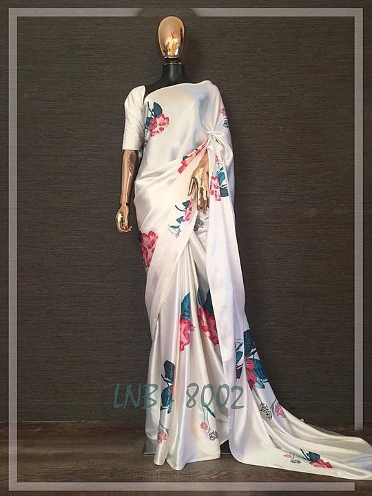 🌷Floral printed Saree🌷 uploaded by business on 9/23/2020