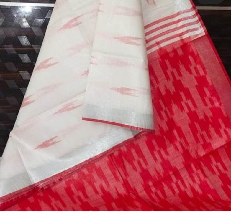 Pure ikkat saree uploaded by business on 12/2/2021