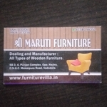 Business logo of Maruti Furniture.
