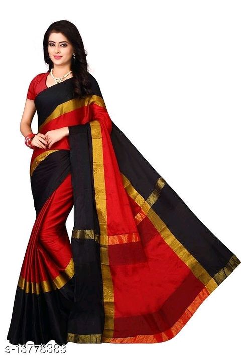 Women designer casual Attractive cotton saree uploaded by business on 12/2/2021