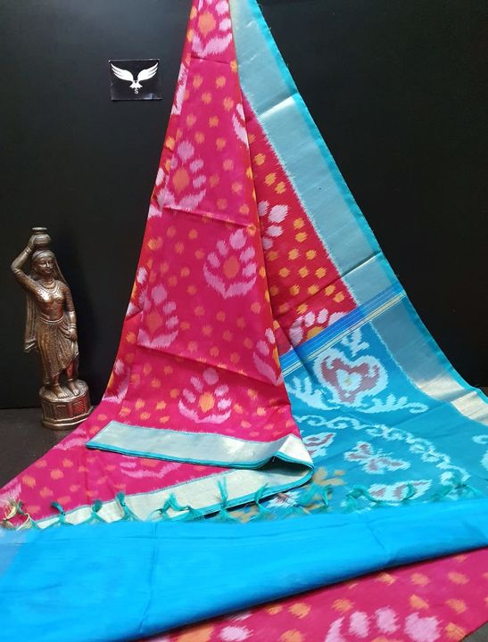 Pochampally pure ikkat sico sarees uploaded by Sathwika handlooms on 12/3/2021