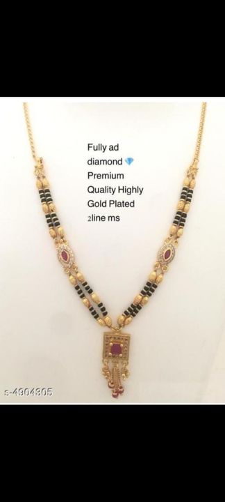 Diamand minimangalsutra uploaded by business on 12/3/2021
