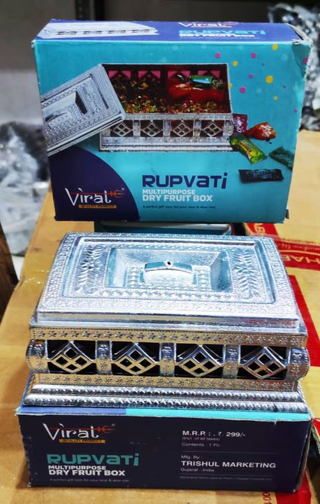 Rupvati dry fruit box  uploaded by Ansari gift house  on 12/3/2021
