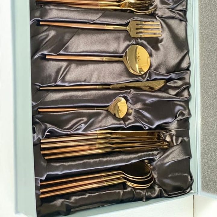 Rose gold cutlery  uploaded by business on 12/3/2021
