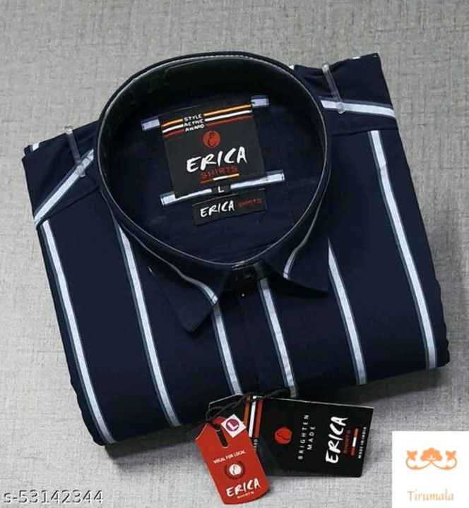 Erica's cotton blend heavy fabric shirts uploaded by Tirumala on 12/3/2021