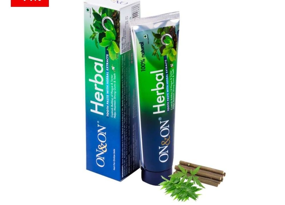 On & On Herbal Toothpaste | 150gms | Contains Neem, Clove & babul Extracts

 uploaded by Milifestyle on 12/3/2021