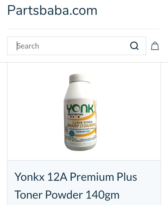 12A Yonkx Dark Toner Powder uploaded by COMPLETE SOLUTIONS on 12/3/2021