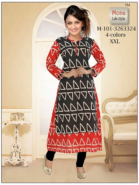 Cotton kurti 4 colors per sets  uploaded by business on 9/23/2020