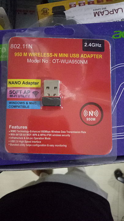 Wi-Fi receiver dongle uploaded by business on 9/23/2020