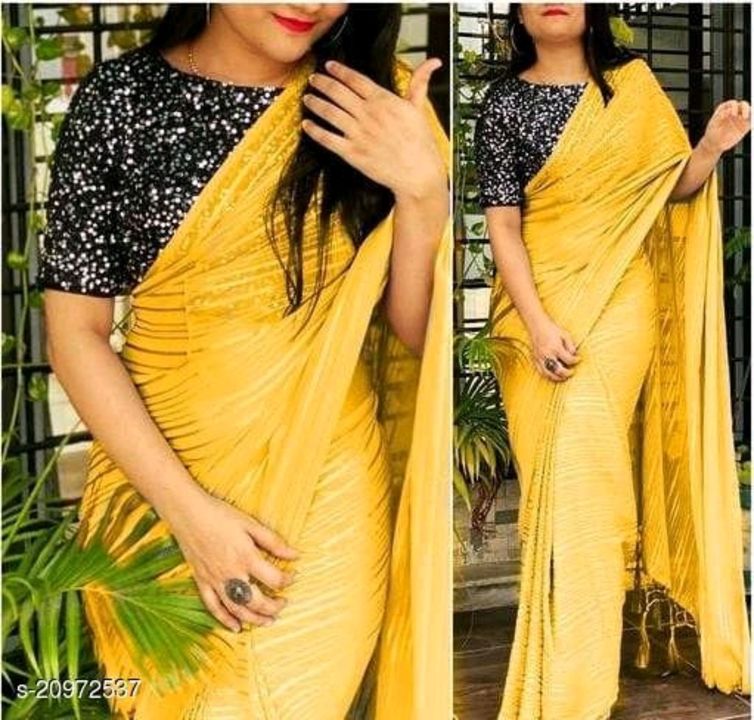 Aishani Petite Sarees
Saree Fabric: Poly Silk
Blouse: Running Blouse
Blouse Fabric: Poly Silk
Patter uploaded by business on 12/4/2021