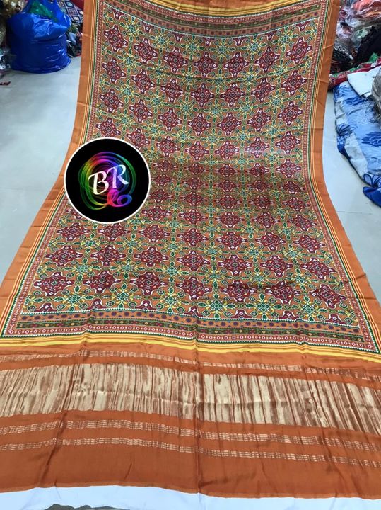 Pure model silk Patola print duppata uploaded by Kavita Dholakiya on 12/4/2021