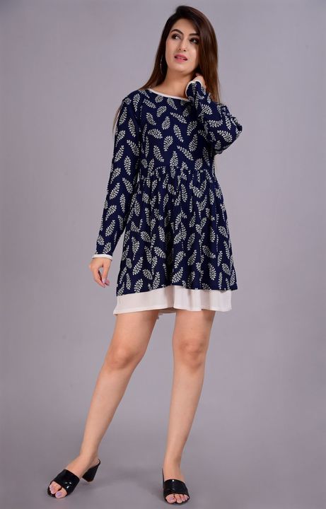 Mini dress uploaded by Namdev garments on 12/4/2021