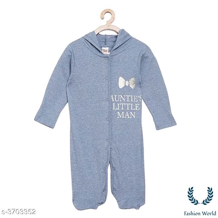 Post image Catalog Name: * Modern Amazing Kid's Rompers Vol 2 *    

Fabric:Cotton

Sleeves: Full Sleeves Are Included

Size: Age Group (0 - 1 Year) - 16 in

Type: Stitched

Description: It Has 1 Piece of  Kid's Romper

Work: Printed