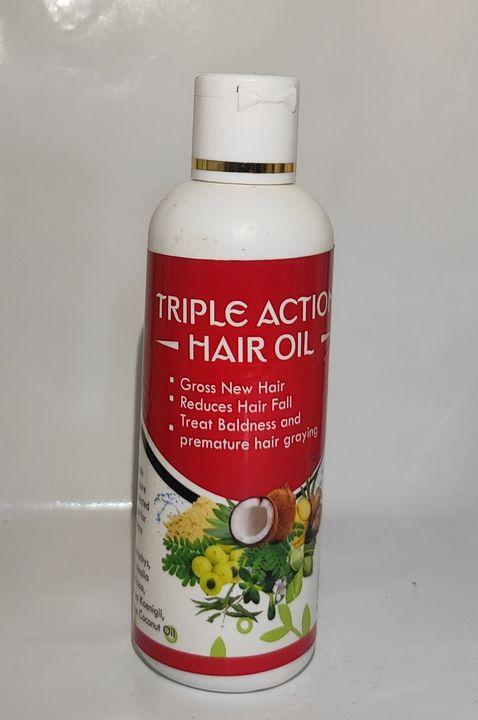 Triple action herbal hair oil uploaded by Al-Hilal on 12/4/2021