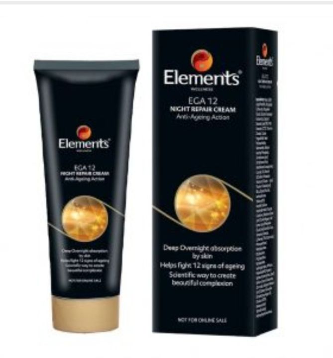 Elements Wellness EGA 12 Night Repair Cream | 25ml | Anti-ageing Cream

 uploaded by Milifestyle on 12/4/2021
