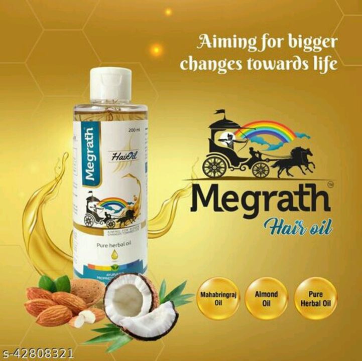 Megrath Hair Oil uploaded by Krishna Medicine💊 on 12/5/2021