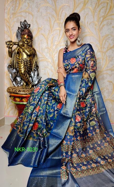 Post image Most wantedChanderi cotton silk sareeSaree with blouse *just offer price Rs.995/- free shippingDelivery time 6-7days