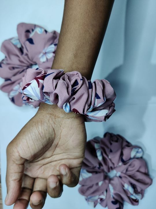 Scrunchies uploaded by Bindupriya designer studio on 12/5/2021