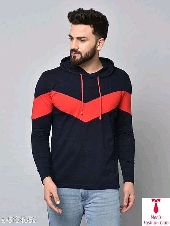 *Stylish Cotton Blend Men's Hood Tshirts* uploaded by My Shop Prime on 9/24/2020