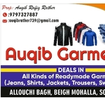Business logo of Aquib Garments