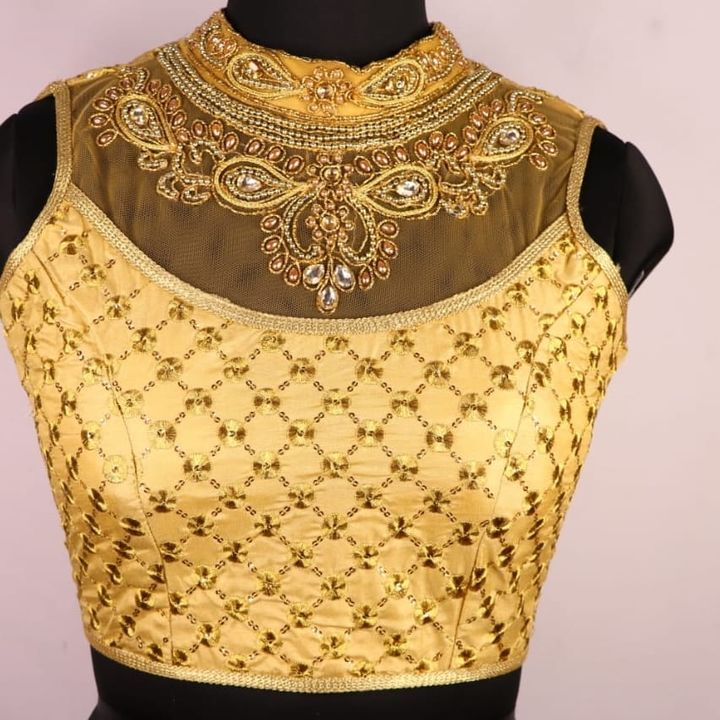 Post image Hey! Checkout my new collection called Gold silver blouse .