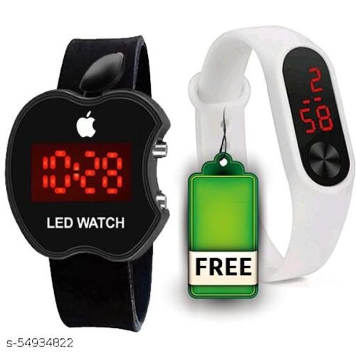 Apple Cut LED Kids Watch Black Color + Free M2 uploaded by ONLINESHOP YOUR on 12/6/2021