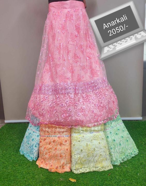 Sweet girls lehanga uploaded by Khwahish fabrics on 12/6/2021