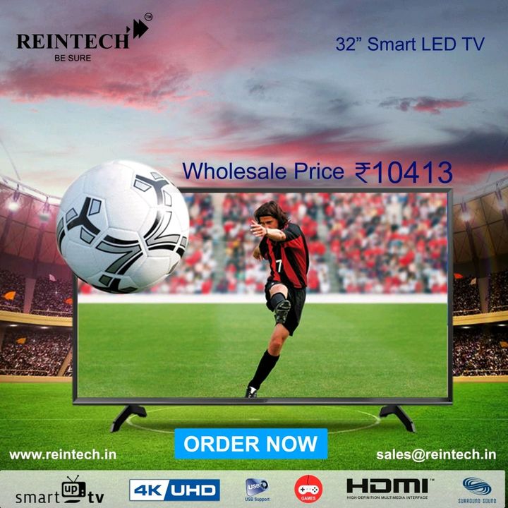 Reintech smart led tv. uploaded by Reintech Electronics Pvt Ltd. on 12/6/2021