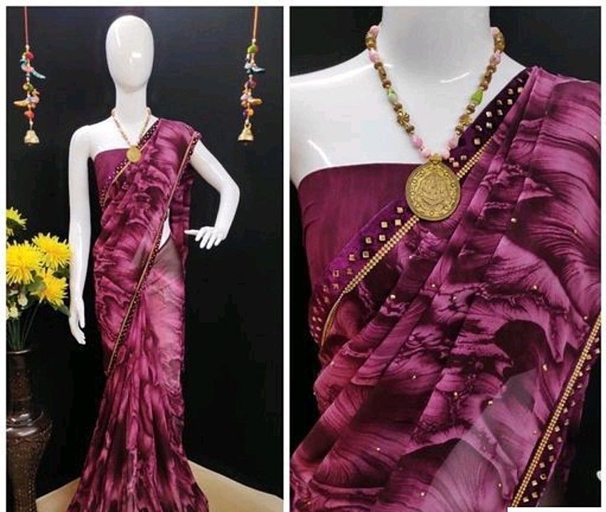 Chiffon Sari uploaded by business on 9/24/2020