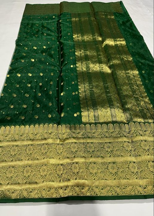 Chanderi saree uploaded by business on 12/6/2021
