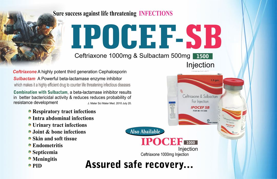 Inj. IPOCEF SB 1.5 uploaded by INWAY PHARMA AND SURGICALS on 12/6/2021