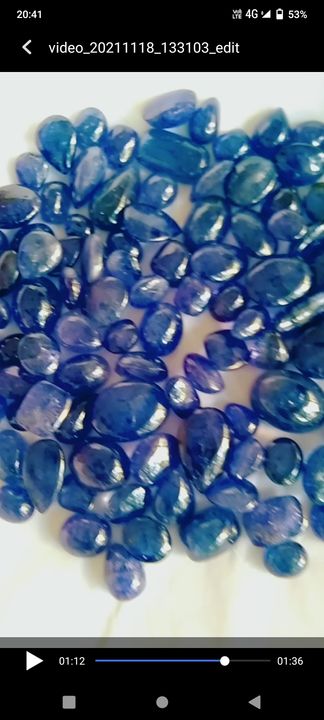 Tanzanite cabution uploaded by business on 12/6/2021