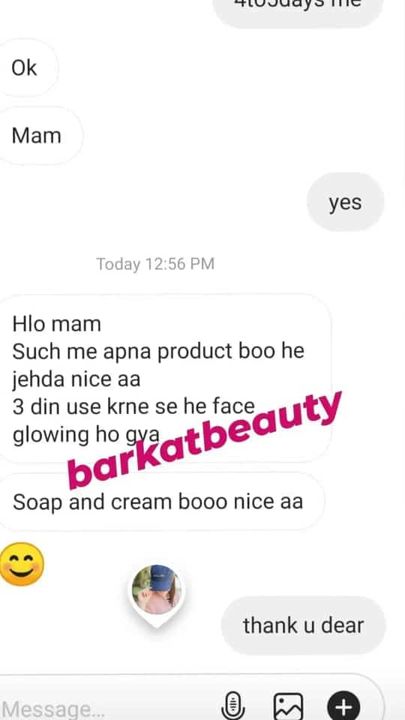 Barkat beauty cream +soap  uploaded by Online marketing on 12/6/2021