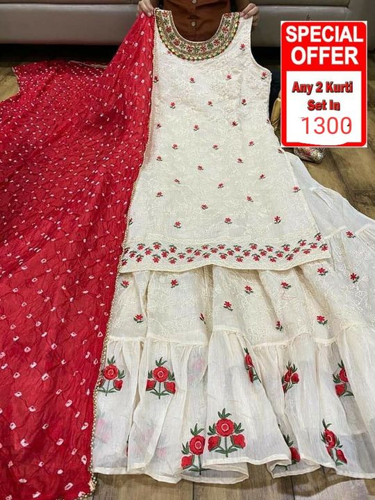 1get 1 free dress only just rs 1300 free shipping  uploaded by Online marketing on 12/6/2021