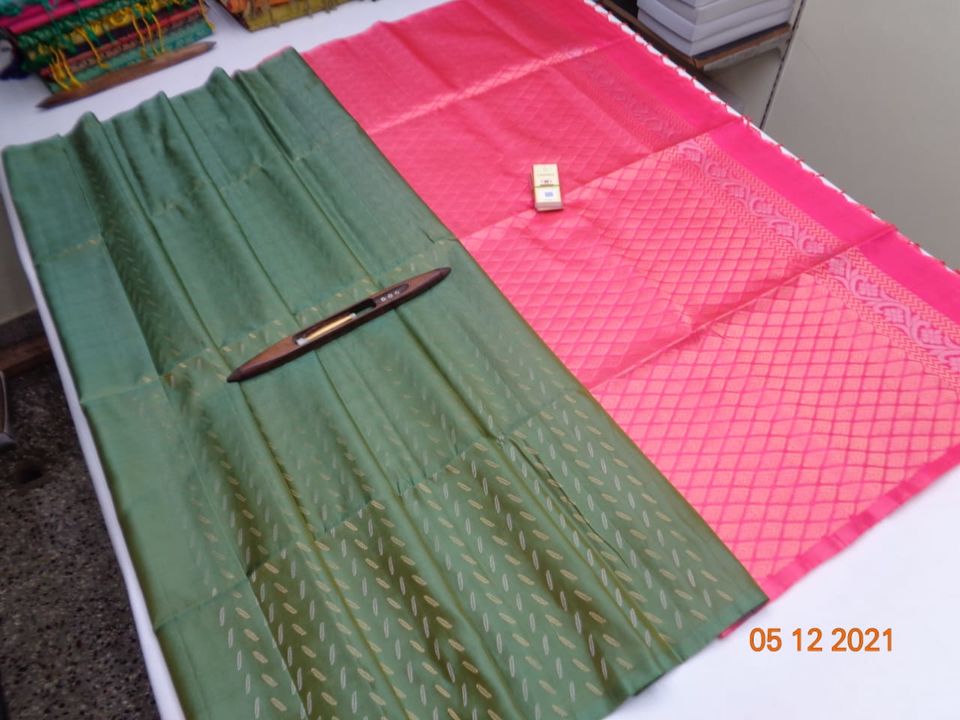 Handloom silk saree  uploaded by Thangamayil sarees on 12/7/2021