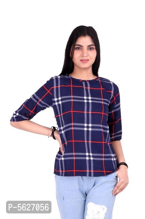 ( Wholesale ) And New Women's Crepe Top ( Free Home Delivery )  uploaded by Wholesale Shopping on 12/7/2021