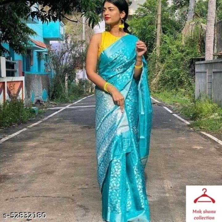 Soft silk saree uploaded by Mnk shanu fashion hub on 12/7/2021
