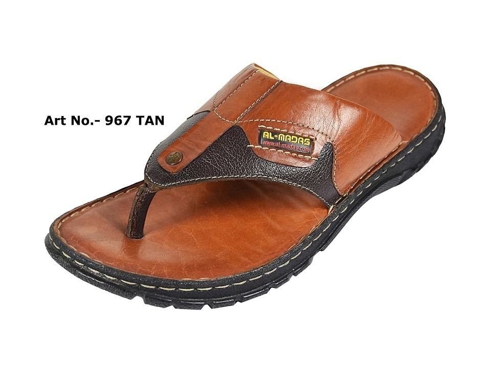 Leather slippers sandals uploaded by R.K.LEATHER GOODS on 4/21/2020