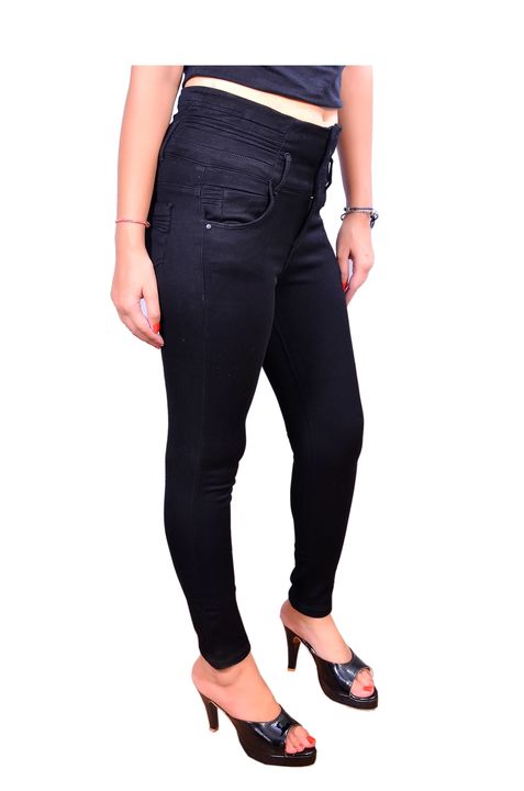 4 button black jeans women uploaded by Sahil garments on 12/7/2021