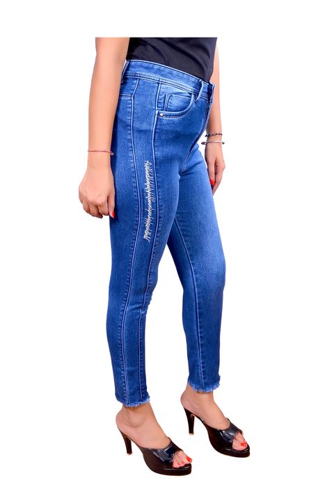 Blue jeans women uploaded by Sahil garments on 12/7/2021