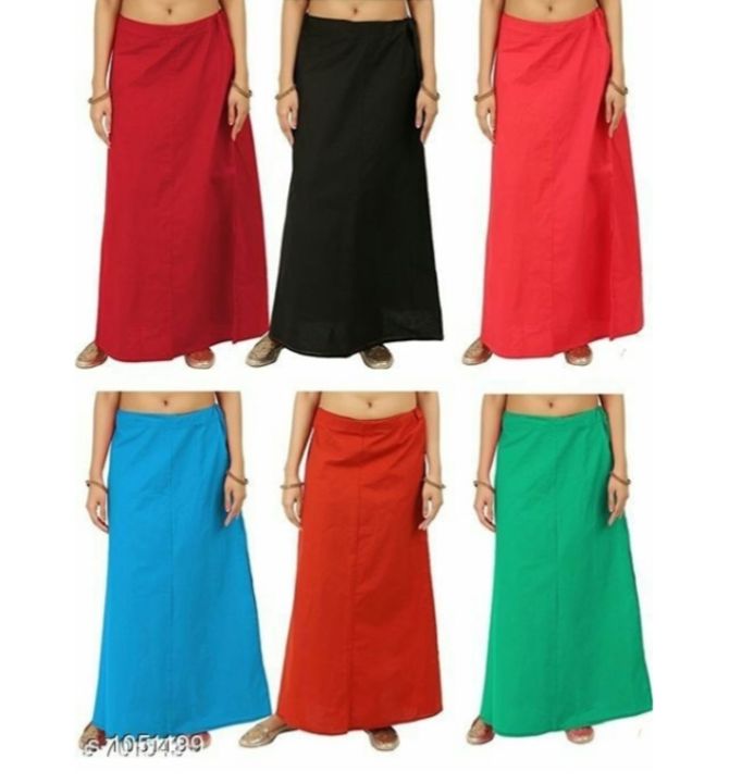 Post image PC cotton peticoat 75/-Full size :- west 48 , length  38 , gher 66 , Fast color Oder quty. Minimum 300 pic