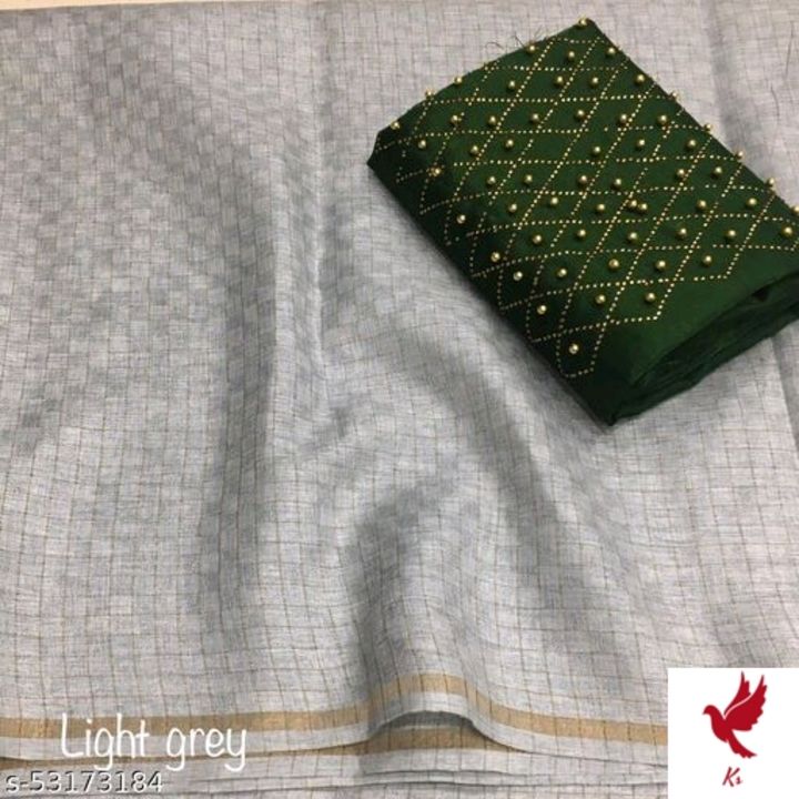 Cotton silk saree uploaded by Jai Sri krishna on 12/7/2021