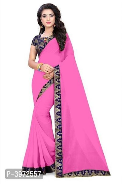 Women's Beautiful Marble Chiffon Saree With Brocade Blouse uploaded by business on 12/8/2021
