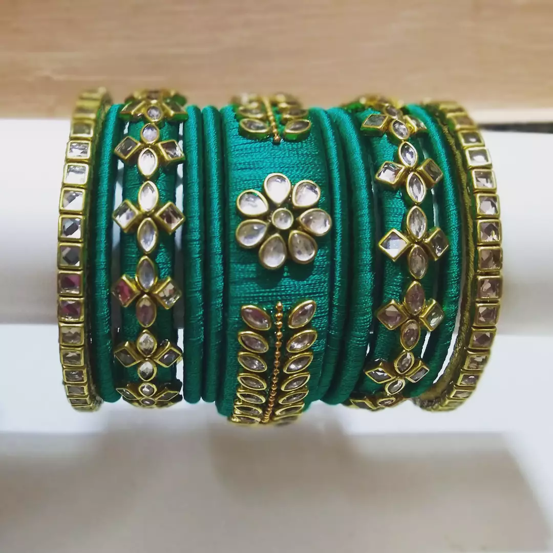 Silk Thread Bangles uploaded by business on 12/8/2021