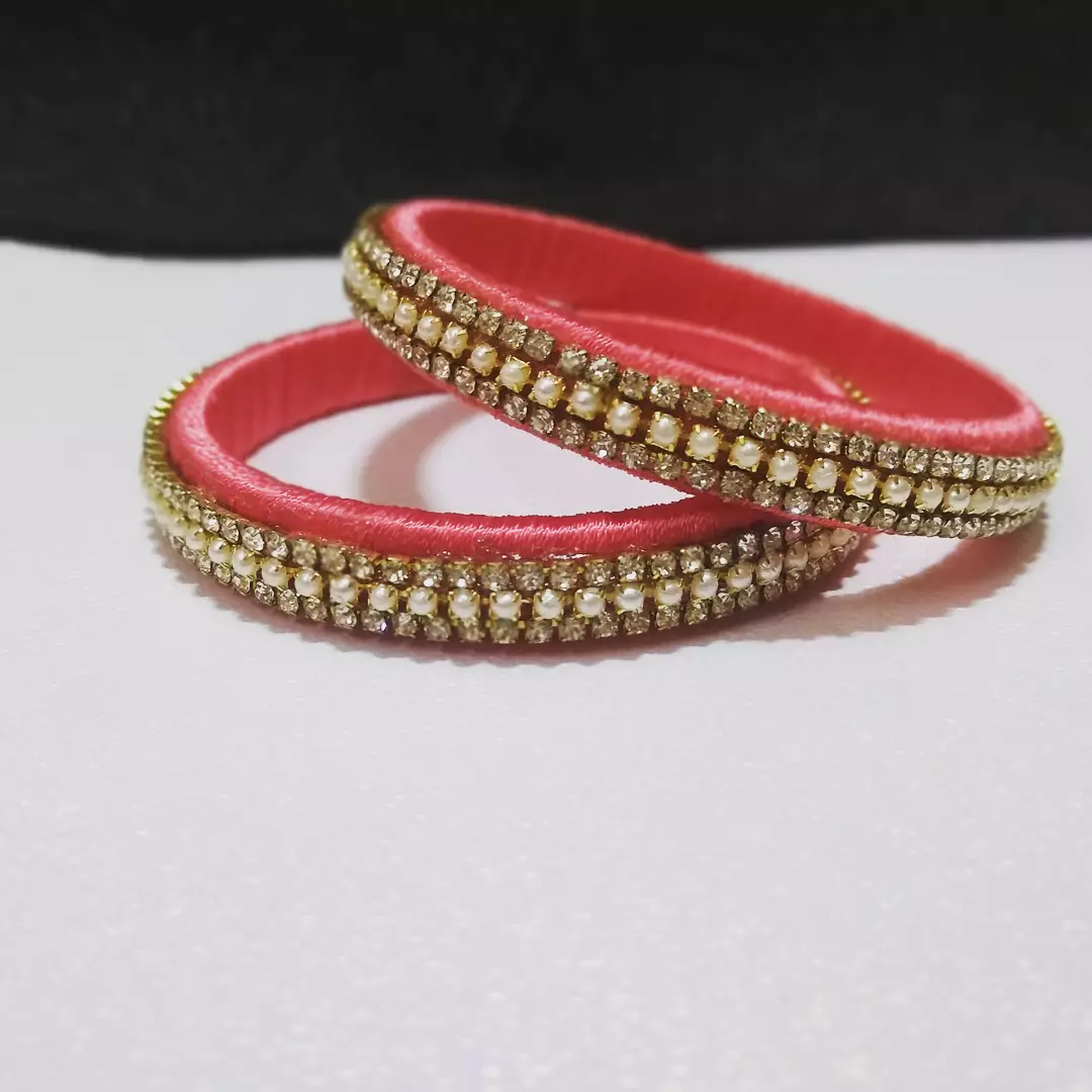 Silk Thread Bangles uploaded by business on 12/8/2021