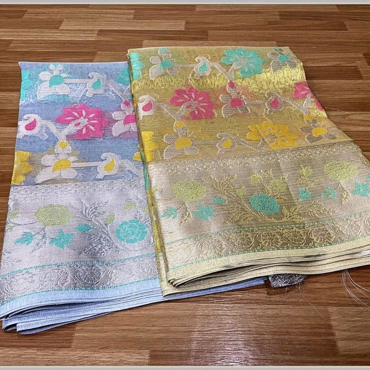 Banarasi tissue soft silk saree  uploaded by business on 12/8/2021