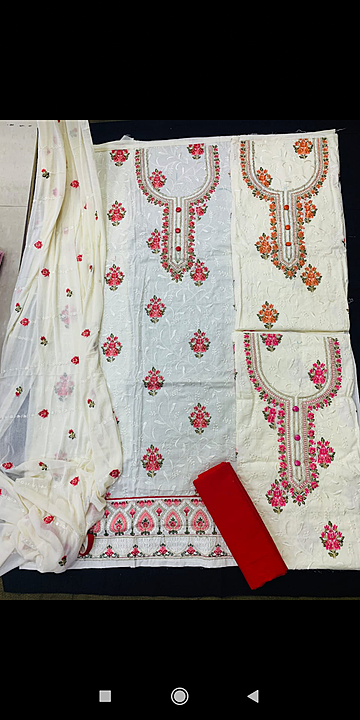 Cotton with fancy dupatta uploaded by Shrimati kurties&materials on 9/24/2020