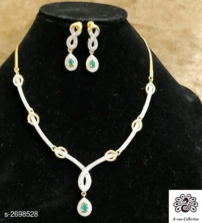 American diamond Jewellery ser uploaded by business on 9/24/2020